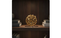 Tabletop Decorative Sphere Minimalist Tabletop Decorative Ball Abstract Geometric Sphere for Entryway