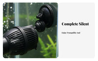 Aquarium Water Circulator Quiet Submersible Circulation Pump 360 Degree Rotation Aquarium Current Pump for Coral Aquarists, Saltwater Aquariums