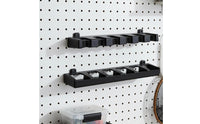 Sturdy ABS Material Wall Mounted Fishing Rod Rack Foam Grip Horizontal Fishing Rod Storage for Fishermen