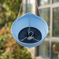 Plant Pots and Hanging Basket for Home Decor, Hanging Plant Pot for Outdoor Plants, Indoor Plant Pot with Chain Included, Drainage Pots