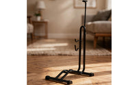 Vertical Upright Bike Stand Floor-Standing Cycle Parking Rack Space-Saving Cycle Maintenance Stand Detachable for Apartment