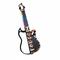 Bluetooth Connectivity Smart Stringless Guitar 7 Instrument Sounds Light-up Learning Guitar for Beginners