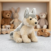 Husky Stuffed Animal Soft Husky Stuffed Toy Dog Plushie Fuzzy Stuffed Dog Cuddly for Children, Bed, Nursery