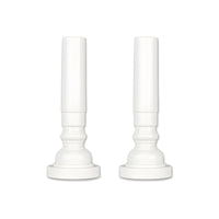 2 Pieces Beginner Friendly 7C Trumpet Mouthpiece Lightweight Plastic Trumpet Mouthpiece Polished Surface Wind Instrument Part Cold-Weather Use for Beginners