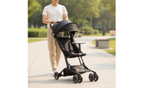 Lightweight Infant Pushchair Portable Foldable Pushchair Adjustable Seat Compact Travel Pushchair for Infants, Young Children, Outdoor