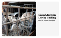 Dishwasher Beverage Glass Holder Secure Hold Beverage Glass Stabilizer Fastener Stemware Stabilizer Anti-Slip Glassware