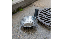 Versatile Long Handle Mud Scoop Large Capacity Drain Cleaning Scoop Sturdy Construction Sewer Cleaning Spoon Thickened Material for Workers, Plumbers, Farmers, Drainage Clearing, Outdoor, Farm
