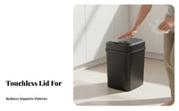 Smart Trash Can Hands-Contactless Function Automatic Automatic-Detection Trash Can Motion Automatic-Detection Waste Bin Battery