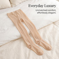 Stockings for Women Plus Size Pantyhose with Anti-Snag Ladder Resistant Hosiery, Control Top Nylon Tights with Non-Slip Sole Design