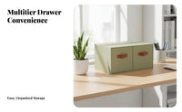 Stackable Drawer Box Minimalist design Desktop Organizer Large Capacity