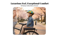 Rear Bike Passenger Cushion Soft Padding Backrest Support for Weekend Trips