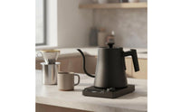 Electric Gooseneck Kettle Exact Temperature Control Gooseneck Electric Kettle Appliance Built-in Timer Stainless Steel
