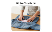 Original Design Cartoon Letter Embroidery Hot Melt Backing Embroidered Embroidery Bright and Colorful for Teenagers, Fashion Lovers