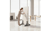 2 Pieces Tile Display Rack High Load-Bearing Tile Display Stand Floor Sample Stand Accessible Design Stone Slab Holder Easy