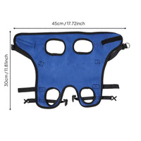 Adjustable Frame Dog Wheelchair Lightweight Pet Mobility Cart Breathable Material Dog Walking Wheels for Disabled Pets, Small Dogs