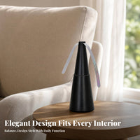 Retractable Telescopic Fly Repeller Flexible Blades Conical Fly Repeller