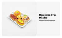 1/6 Scale Dollhouse Food Model Realistic Dessert and Bread Miniature Tray