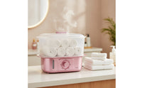 Towel Steamer Countertop Towel Warmer with Transparent Chamber Steam Sterilizer Compact Appliance Rapid Heating for Estheticians