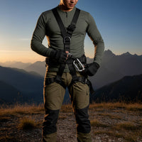Padded Full-Body Safety Harness Adjustable Full Body Harness Comfortable Heavy-Duty for Construction Workers