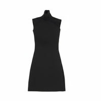 Colorfast 1/6 Doll Turtleneck Mini Dress Stretchy 1/6 Scale Dress Cloth Material Easy to Put on for Display, Photo Shoots