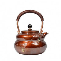 Copper Kettle Compact Tea Kettle Artisanal Vessel for Collectors
