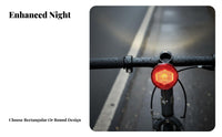 Night Riding Safety Handlebar Reflector Highly Reflective Two-Wheeler Reflector High Visibility for Commuters, Commuting