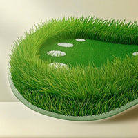 Foam-Backed Putting Mat Turf-Like Golf Practice Mat Artificial Putting Green Premium for Golfers, Home, Backyard