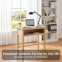 Sturdy Construction Single Student Desk with Chair Easy Assembly child's Desk and Chair Set Ergonomic Design kids' Furniture Safety Certified for Students, Children, Teenagers, Classroom, Tutoring Center, Home, Bedroom