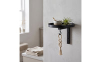 Outdoor Wall-Mounted Bird Bath Metal Bird Bath with Hanging Bracket Long-Lasting Hanging Bracket Compact for Patio