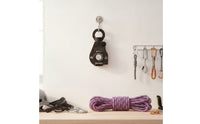 Aluminum Rope Pulley 25kN Pulley with Side Plates Hardware for Climbers, Salvage Teams Teams, Work at Height