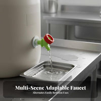 Compost Bin Tap High Flow Fermentation Container Spigot Plastic Container Spigot Leak-Resistant Gasket Water Reservoir Faucet