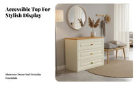 5-Drawer Metal Cabinet Minimalist aesthetic Chest of Drawers Sturdy Construction