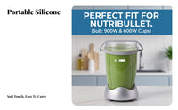 Portable Cup Carrier Handle for Nutribullet 900W & 600W Blender Cups - Silavel Strap Holder Compatible with Nutri Bullet Accessories - Hands-Free Caoop for Gym, Hiking & Commuting
