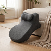 Prone Sleeping Pillow Ergonomic Contoured Prone Pillow Firm for Stomach Sleepers, Bed, Floor