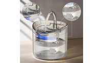 Cat Water Fountain Quiet Pet Drinking Fountain Waterer Electric Corded for Cats, Apartments, Kitchen
