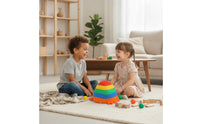 Animal-Shaped Crab Stepping Stone Sensory Stepping Stone with Textured Top Stackable Toy Sturdy for Obstacle Course