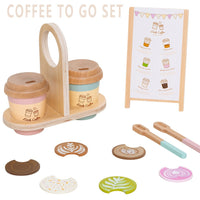 Wooden Pretend Play Afternoon Tea Set Toy