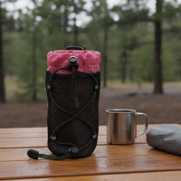 Easy Reach Backpack Strap Water Bottle Holder Lightweight Backpack Shoulder Strap Bag Expandable Storage Outdoor Gear Multi-Functional for Climbing
