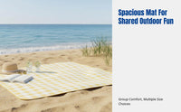 INS Style Outdoor Mat Blanket, Thickened Water-Resistant Oxford Cloth, Beach, Camping, Seasonal Outings