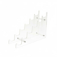 Acrylic Wallet Display Detachable Clear Acrylic Display Stand Multi-Tier Design Tiered Purse Holder for Collectors