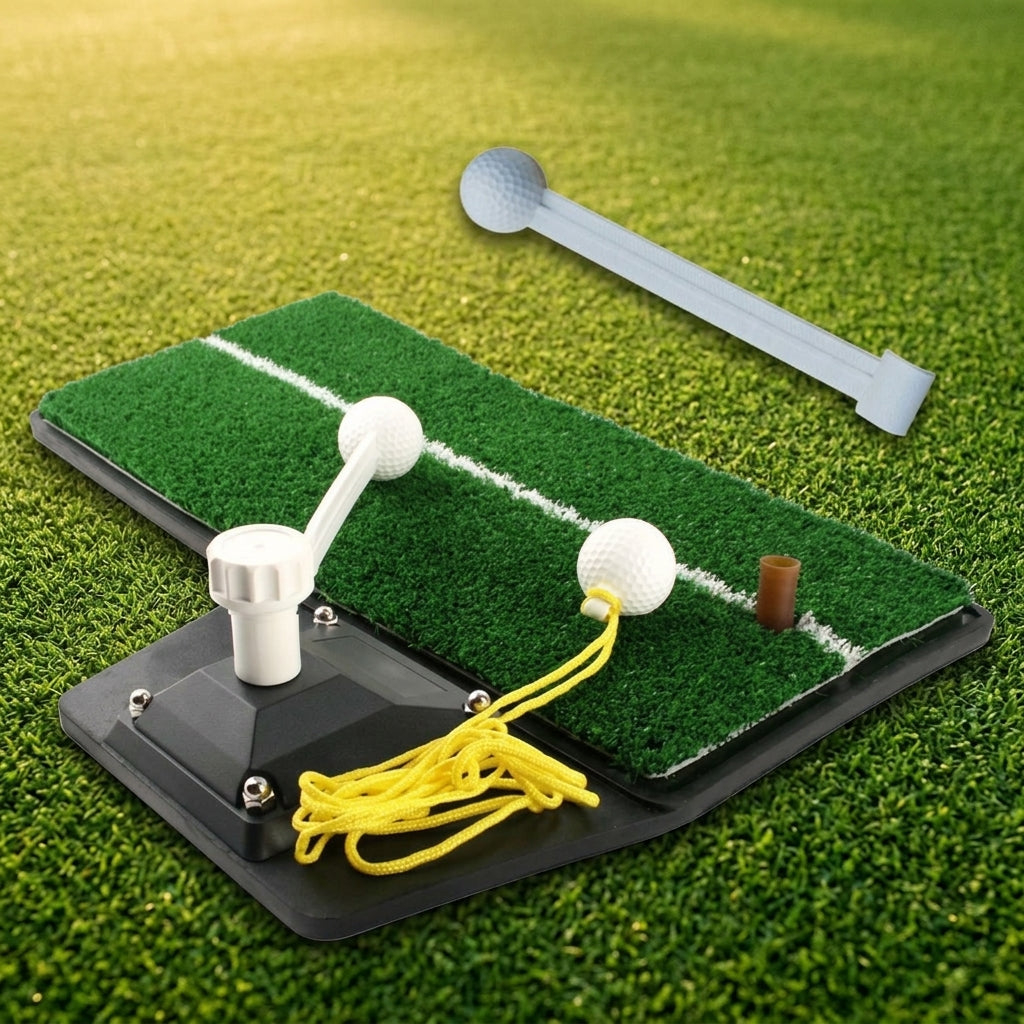 Golf Training Aid, Indoor Practice, Home, Living Room, 50x35x5cm, Rubber Artificial Turf Mat