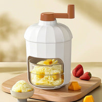 Hand-Cranked Ice Shredder Non-Slip Manual Ice Shredder Food-Grade for Home Chefs