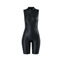 Smoothskin Shorty Wetsuit with Front Zipper Thermal Wetsuit with Front Zipper Lightweight Swimwear Comfortable for Open Water Swimming, Surfing