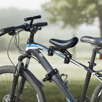 Easy Installation Front Mounted Child Bike Seat Foldable Footpegs Mountain Bike Child Seat Adjustable Angle Cycling Accessory for Toddlers, Outdoor