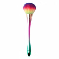 Multi-Functional Nail Dust Brush Multifunctional Nail Dust Remover Brush Comfortable Grip Manicure Cleanup Tool Easy to Clean for Home Use