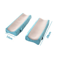Breathable Wheelchair Armrest Pad Padded Armrest Pad with Mesh Top Cushioned Soft for Nursing Care