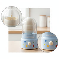 Hand-Powered Egg Shaker with Clear Dome Easy to Use Egg Shaker Compact Yolk Blender Child-Friendly for Home Cooks, Families, Breakfast Prep