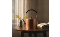 Stovetop Copper Tea Kettle Elegant Copper Kettle Versatile Boiling Vessel Classic for Kitchen