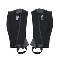 Synthetic Leather Half Leg Guards Horse Riding Leg Guards Tear-Resistant Sports Guarding Equipment for People