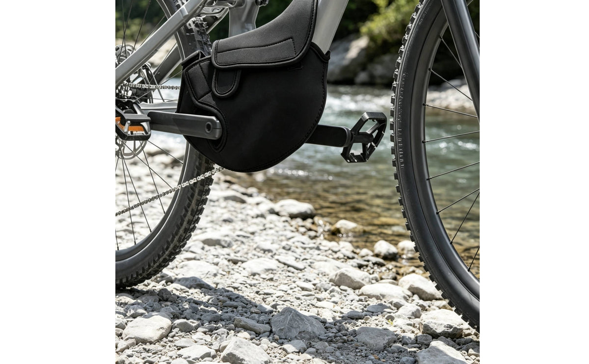 Waterproof Motorcycle Engine Cover and Battery Protector in Neoprene